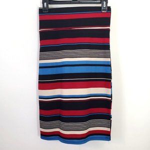 Women's Small Agnes & Dora Striped Pencil Skirt NWT
